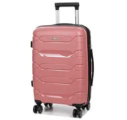 Валіза маленька S поліпропілен Worldline Airtex 282 46л 54×36×23см Рожеве золото