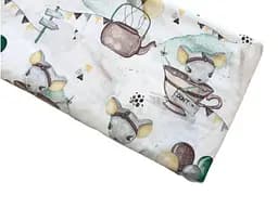 Хлопковая пеленка Moontime 100х80см "Мышата"