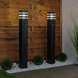 Садовий ліхтар стовпчик Lumiled Taxus 2 з датчиком руху від мережі 80 см - мініатюра 7