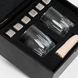 Подарунковий набір Whiskey Stones "Сталевий" №2 Selecta - мініатюра 3