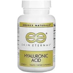 Препарат для суглобів і зв'язок Source Naturals Skin Eternal Hyaluronic Acid, 60 таблеток