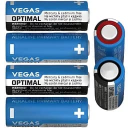 Первичный элемент питания Vegas Optimal A23 alkaline 6 шт. (V8LR-932BL6-OP)