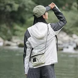Сумка на плече Naturehike NH20BB204 3л (Світло-сірий) - мініатюра 4