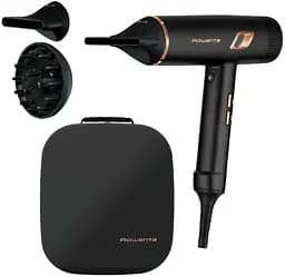Фен Ultimate Experience Maestria, 2000Вт, 3 режима, диффузор, кейс для хранения, иониз-я, х ROWENTA teh0017621