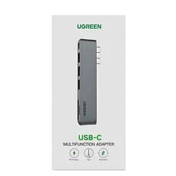 USB-Хаб UGREEN CM251 Dual USB-C To HDMI+3*USB 3.0 A+Type C Female Converter (UGR-60559) - мініатюра 2