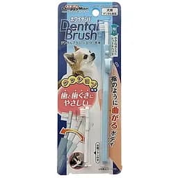 DoggyMan Gentle Dog Toothbrush Short доггімен зубна щітка коротка для чищення зубів собак малих порід