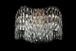 Кришталева люстра Splendid Ray LGH903497 (FGD) - стельова люстра в золоті з кришталем E14 - мініатюра 2