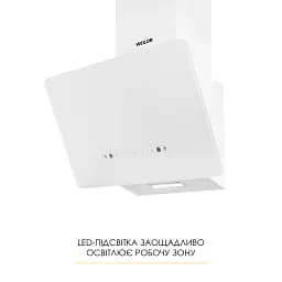 Витяжка декоративна похила Weilor Aura Wds 53 White - мініатюра 4