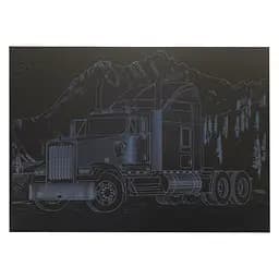 Гравюра А4 "Грузовик-1" Danko Toys ГрА4-7с эконом вариант в пакете 29,7х21 см