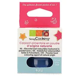 Харчовий барвник ScrapCooking натуральний синій 5 г