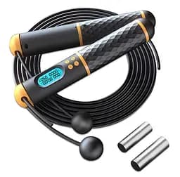 Умная скакалка EasyFit SmartRope 3 м с утяжелителем (беспроводная) (EF-1908-BY)