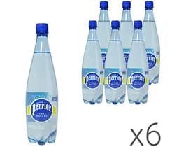 Perrier Fines Bulles, Упаковка 6 шт. х 1 л, Вода мінеральна слабогазована Пер'є, ПЕТ - мініатюра 2