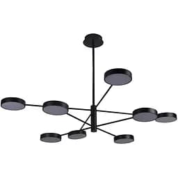 Світильник стельовий Miorro LED Fiori з пультом ДУ 92W 2700-6000К чорний (51-313-003) - мініатюра 4
