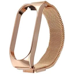 Ремінець Міланська Петля Mi Band 7 Classic Gold