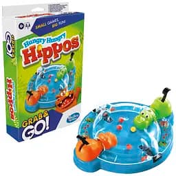 Настільна гра дорожня Hasbro Голодні бегемотики (F8255) - мініатюра 2