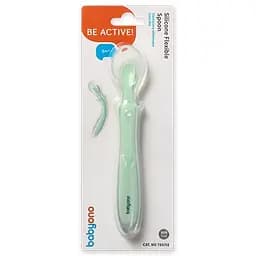 Ложечка силіконова BabyOno еластична м'ятна (785/02)