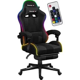 Крісло Huzaro Force 4.7 Black RGB тканина