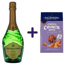 Вино игристое Mondoro Asti, белое, сладкое, DOCG, 7,5%, в коробке, 0,75 л (14007)