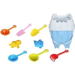 Песочный набор KZ 6445-2 для игры в песочнице с ведром, лопатками и формочками