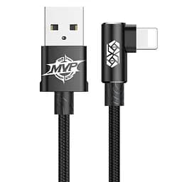 Кабель Baseus MVP Elbow Type Lightning USB 2 A 1 м Black CALMVP-01