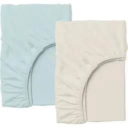 Набір простирадл на резинці Cosas BEIGE/BLUE 160х200х20 см (Set_Beige_Blue_160x200_2)