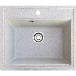 Гранітна кухонна мийка Romzha Patrat Gri (802)