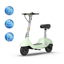 Електросамокат з сидінням OKAI Ceetle PRO EA10C Mint Green 10', 350(900)W, 25Km/h, 10.4Ah, 55Km, 20%,NFC, App, 29kg (EA10C-MG)