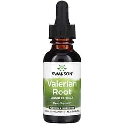 Натуральна добавка Swanson Valerian Root Liquid Extract 29.6 мл