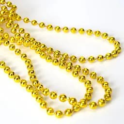 Намисто на ялинку Devilon 5 мм/6 м золотисте (251932)