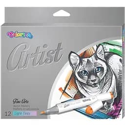 Маркеры Colorino Artist 12 цветов (81100PTR)