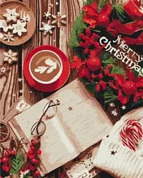 Картина по номерам на подрамнике Brushme Счастливого Рождества