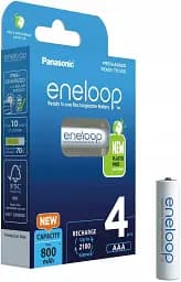 Аккумулятор Panasonic Eneloop AAA 800mAh NI-MH (BK-4MCDE/4BE)