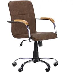 Кресло Самба-RC Хром бук Неаполь N-36 без канта