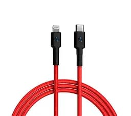 Кабель ZMi AL872 USB-C - Lighting Red 0.3 м