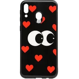 Чохол-накладка Toto Cartoon Print Glass Case Samsung Galaxy M20 Just Eatit