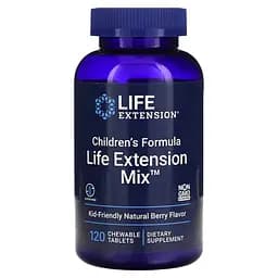 Вітаміни та мінерали Life Extension Children's Formula Life Extension Mix, 120 жувальних таблеток для дітей