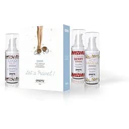 Набір зігріваючих масажних олій Exsens Lets Travel (3х30 мл)