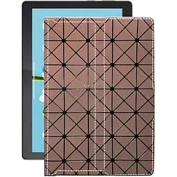 Чехол StatusCASE из экокожи для планшета Lenovo Tab M10 GHD X605FC Коричневый ромб