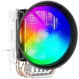 Кулер для процесора Pccooler S83 Pro алюміній/мідь 1x100 мм sRGB для Intel 1700/1200/115x AMD AM5/AM4 до 98 Вт висота 122 мм