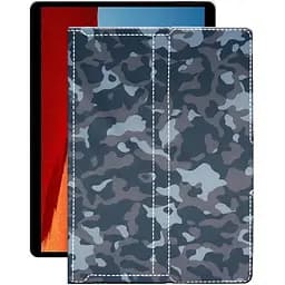 Чохол StatusCASE з екошкіри для планшету Microsoft Surface Pro X Хаки-синій