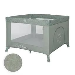 Детский манеж с сетчатыми стенками от рождения Sunny Playground Iceberg Green Star Lorelli Зеленый