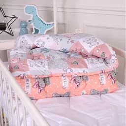 Ковдра MirSon антиалергенна зима Kids Time 20-0028 Little girl Teddy 140x205 см бавовна (2200009664182) - мініатюра 3