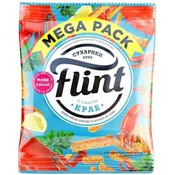 Сухарики Flint Пшенично-ржаные со вкусом краба 100 г (705232)