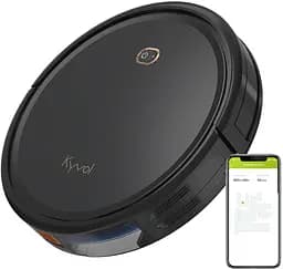 Робот-пилосос Kyvol Cybovac D2 Random 500 ml 2600 mA 1200 pa Google Assistant Amazon Alexa Black - мініатюра 3