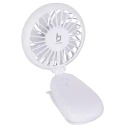 Вентилятор портативний акумуляторний з підсвічуванням Bo-Camp Mini Fan With Clamp White
