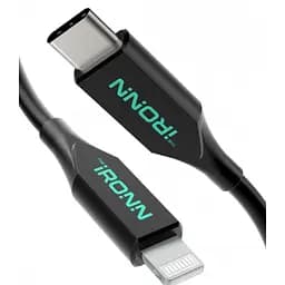 Кабель IRONN Type-C to Lightning PD 20W (1.8m) Black (CL20BT-L)