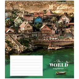 Зошит загальний Школярик World Explorer, у клітинку, 48 аркушів, ВД-лак, 10 шт. (048-3226K) - мініатюра 4