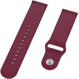 Силіконовий ремінець BeCover для Garmin Vivoactive 3 / 3 Music / Vivomove HR / Vivomove Dark-Red (706289) - мініатюра 2