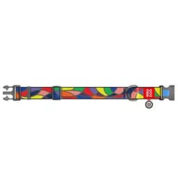 Нашийник для собак Waudog Nylon з QR паспортом, Вітраж, пластиковий фастекс, XXL, 46-70х3,5 см - мініатюра 2