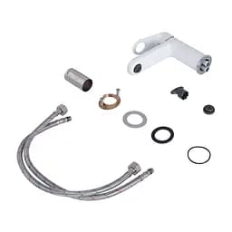 Змішувач для раковини Qtap Jay QTJAY270CRW45551 Chrome/White - мініатюра 4